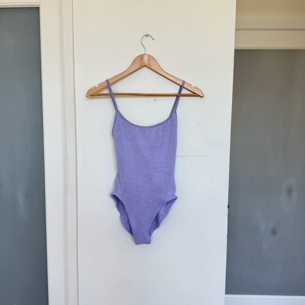 Hunza G Purple One Piece 0/S